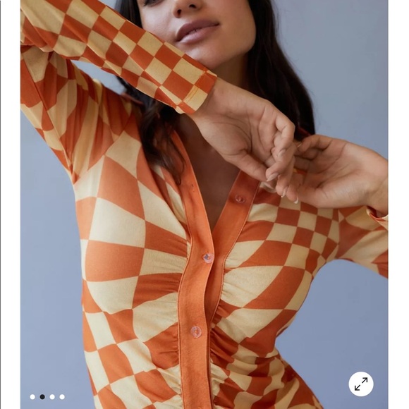 NGOrder Warped Pattern Mini Dress - Picture 4 of 8